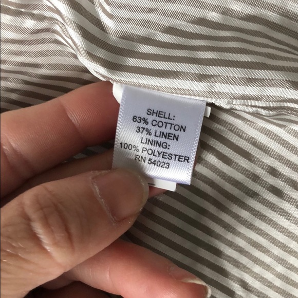 Banana Republic Linen Blazer classic fit 2P - Picture 4 of 6